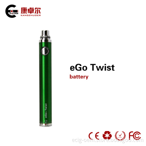 Evod Twist Battery for Electronic Cigarette with Variable Voltage